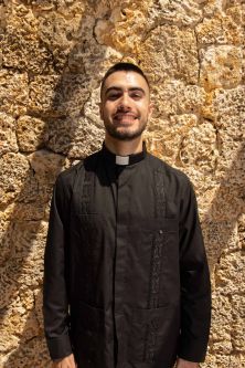 Embroidered Long Sleeve Clergy Guayabera Shirt.